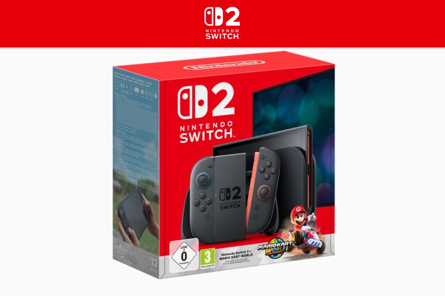 Nintendo Switch 2 Console + Mario Kart World Bundle