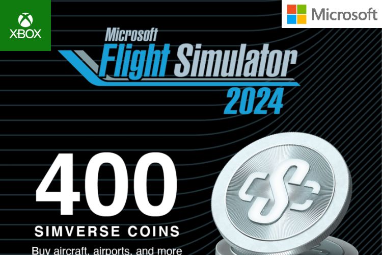 Microsoft Flight Simulator 2024 - 400 Simverse Coin Pc | Xbox Series X | S  