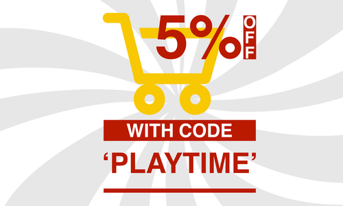 <span style="color: red; font-weight: bold;">Use code PLAYTIME in basket to get 5% OFF<br />
***code Expire 02/02/2026***</span>