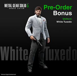 DLC that allows players to wear the Snake&rsquo;s White Tuxedo<br />
* code in the box*