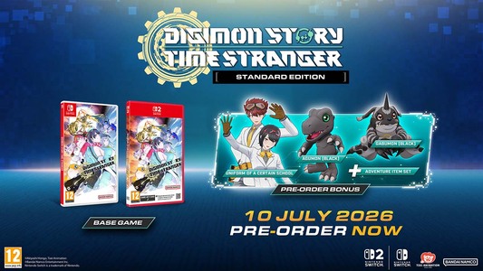 Pre Order and receive:<br />
Uniform of a certain school - Agumon (Black)<br />
Gabumon (Black) - Adventure item Set