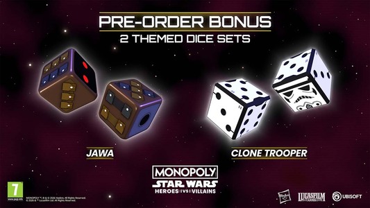 Pre Order now and receive:<br />
Jawa themed dice set<br />
Clone Tropper dice set