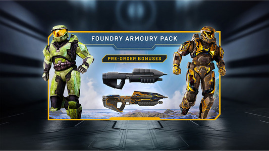 Pre-order Halo: Campaign Evolved and get the Foundry Armoury Pack, featuring legendary looks for the Master Chief’s iconic Mark V Mjolnir armour. Halo: Campaign Evolved is a faithful yet modernised remake of Halo: Combat Evolved’s campaign. Experience the original story rebuilt with high-definition visuals, updated cinematics and refined controls, plus a brand-new three-mission adventure.