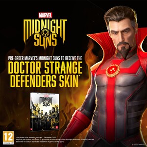 Pre-Order to receive the Doctor Strange<br />
Defenders Skin