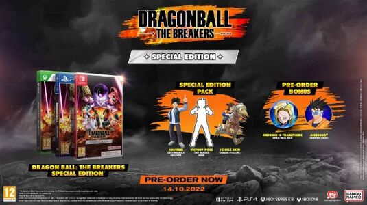 Pre-orders for this edition will also unlock the &ldquo;Android 18 Transphere&rdquo;<br />
and &ldquo;Scouter (Blue)&rdquo; accessory.