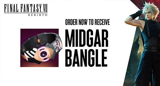 All pre orders will receive the&nbsp;Midgar Bracelet
