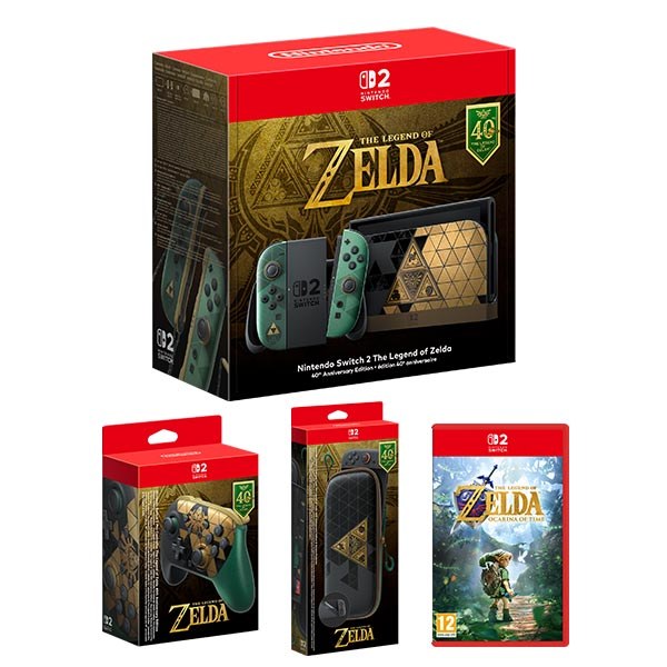 Image of The Legend of Zelda 40th Anniversary Edition Gaming Bundle - Switch 2