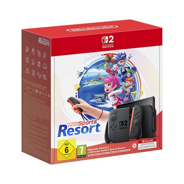 Image of Nintendo Switch 2 Console + Nintendo Switch Sports Resort - Switch 2