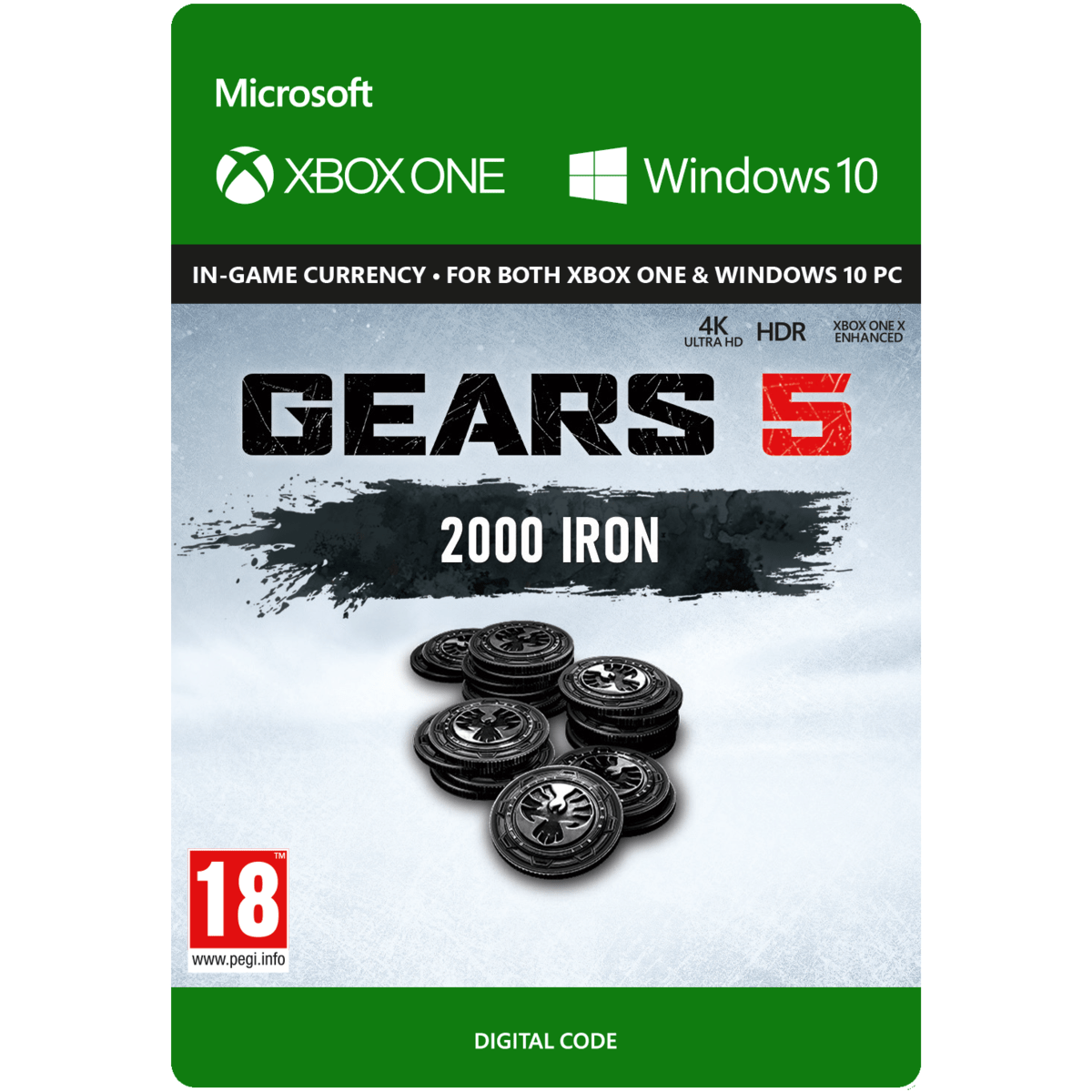 Buy Gears of War 5 2 000 Iron 250 Bonus Iron XBOX DIGITAL