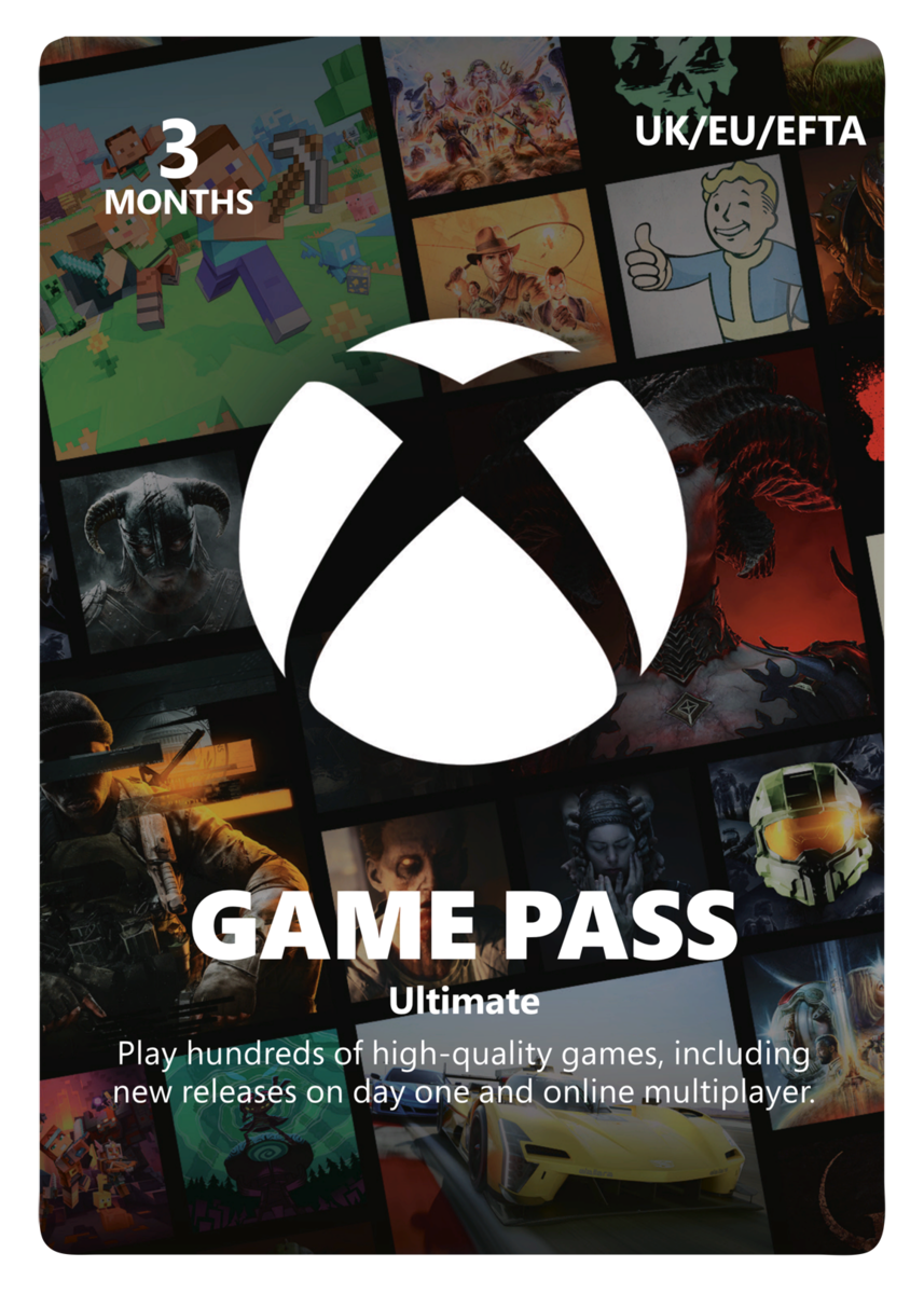 Xbox Game Pass Ultimate 3 Month Subscription Xbox One / PC (UK+EU+EFTA)