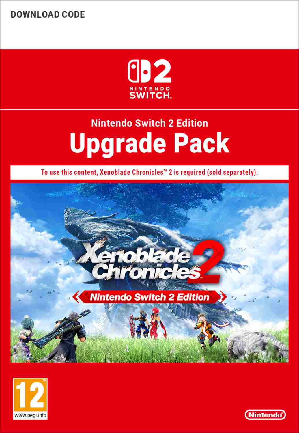 Image of Xenoblade Chronicles 2 Switch 2 Edition Upgrade Pack (UK - EU) Download
