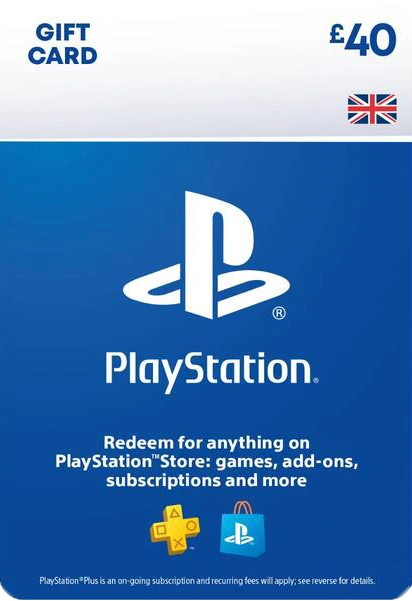 Image of PlayStation Store Gift Card £40 PS5 / PS4 | PSN UK Account