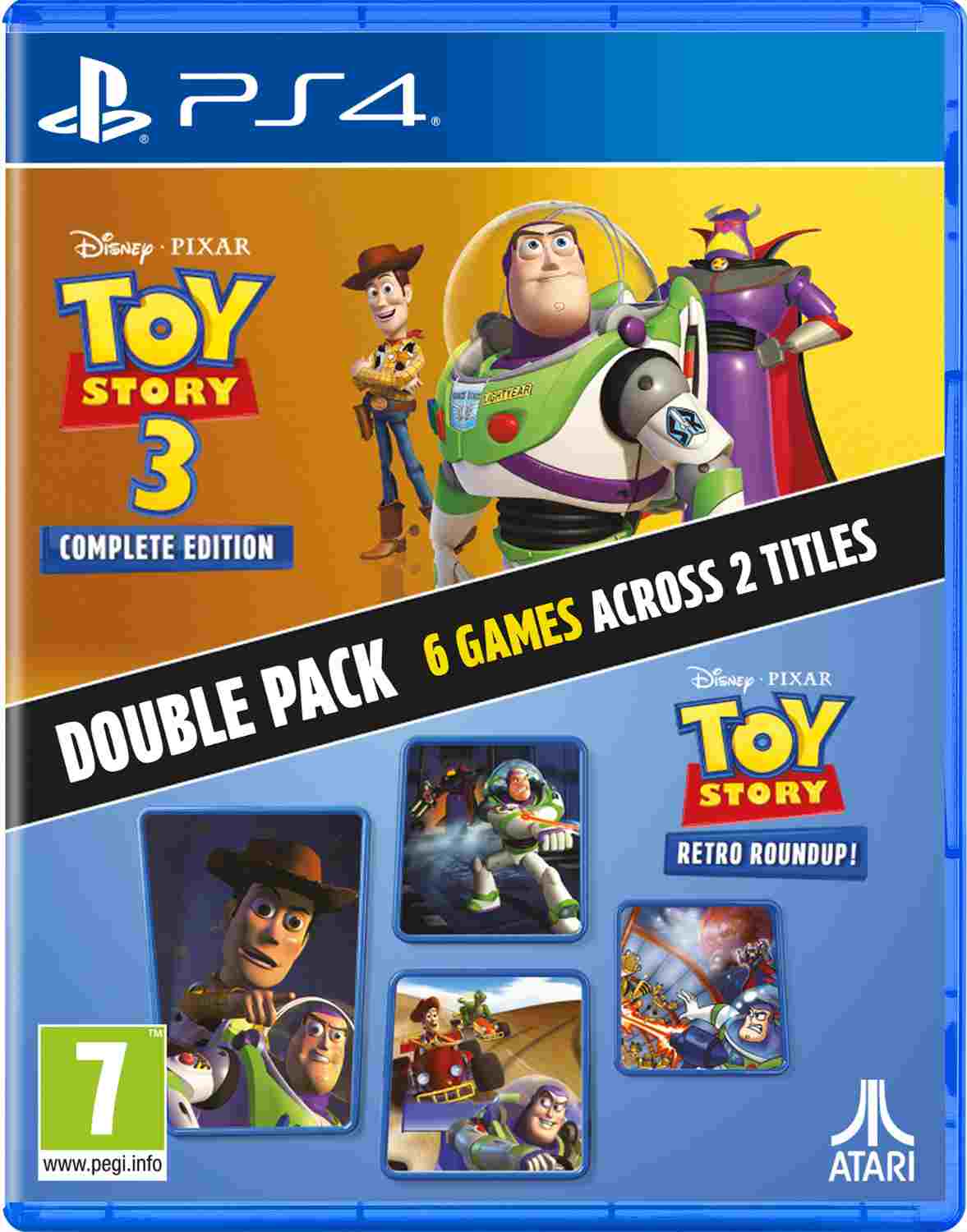 Image of Toy Story: Retro Roundup! + Toy Story 3 Complete Edition Double Pack - PS4