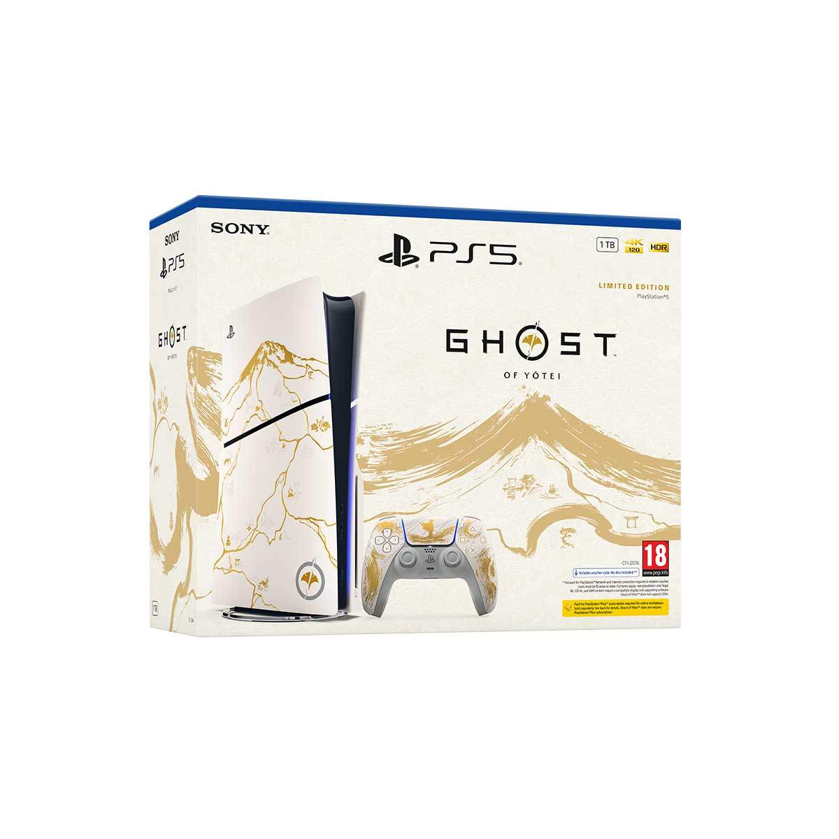 PS5 Console Ghost of Yotei Gold Limited Edition Bundle