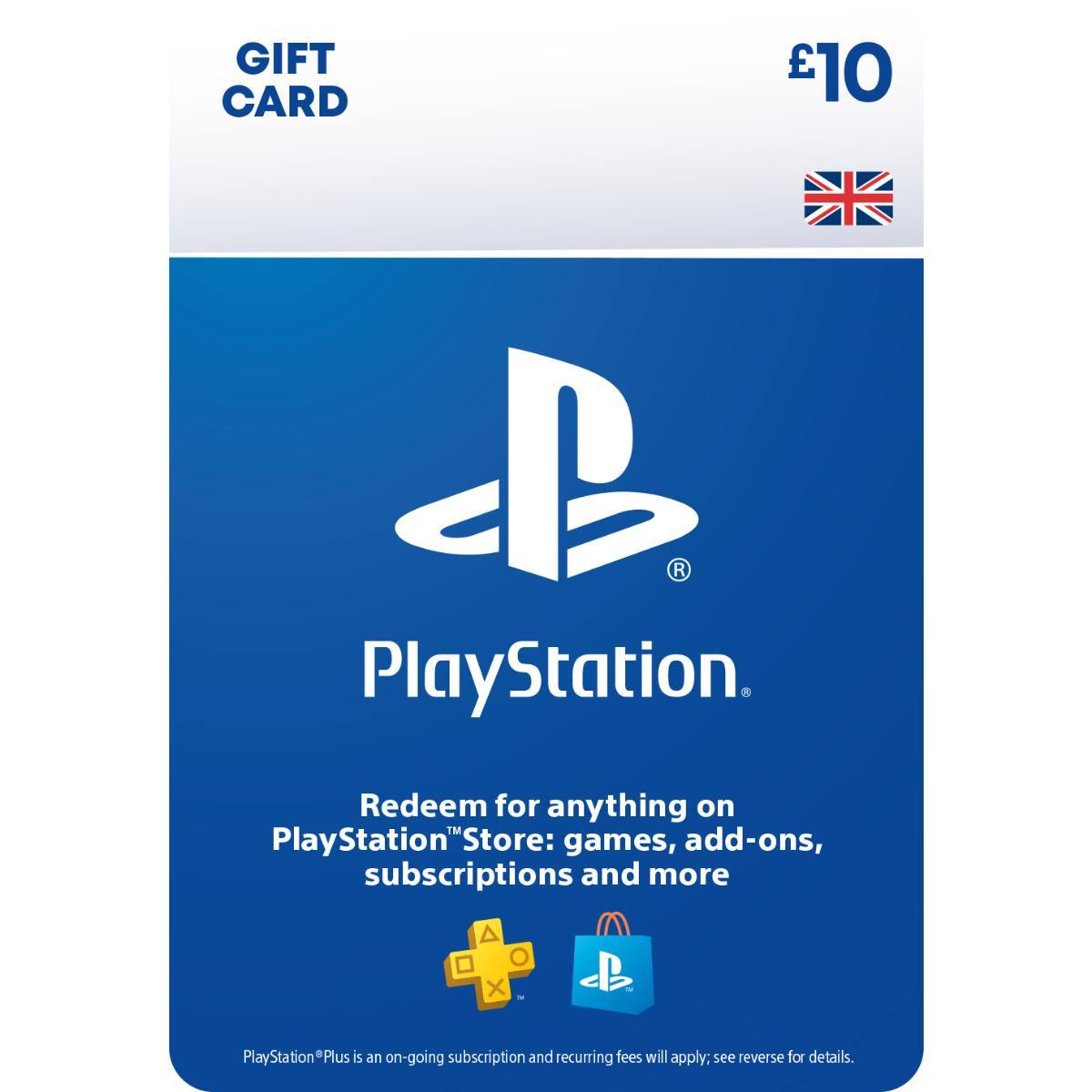 Image of PlayStation Store Gift Card £10 PS5 / PS4 | PSN UK Account