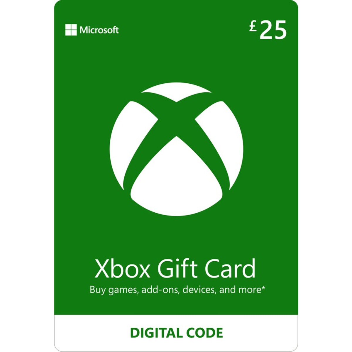 Xbox Gift Card £25 - Xbox Series X | S - Xbox One