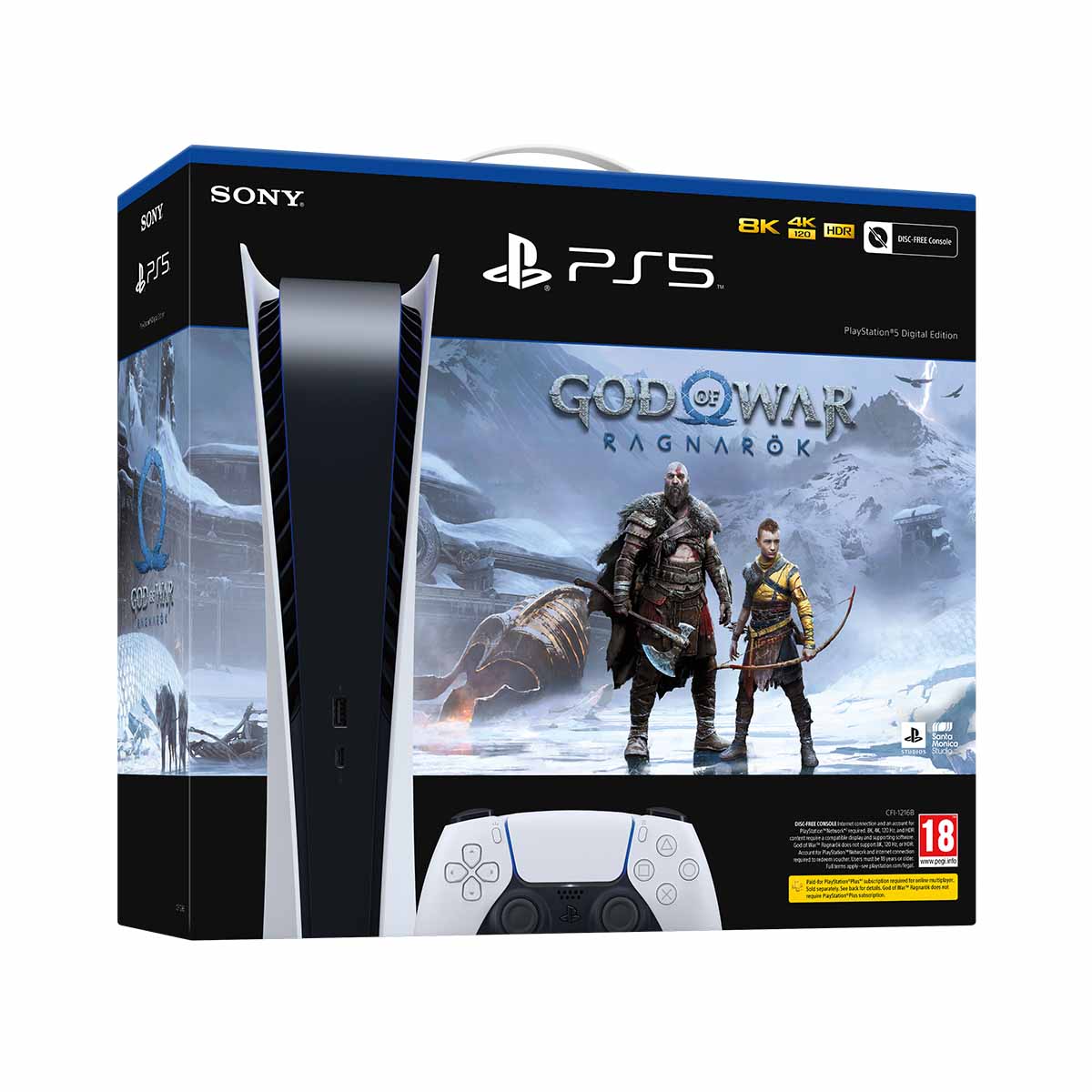 Buy PlayStation 5 Digital Console (NO DISC) God of War PS5 ShopTo.net