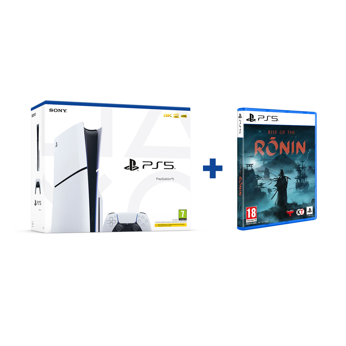 PlayStation 5 Console Disc Slim + Rise of the Ronin PlayStation 5 Console Disc Slim + Rise of the Ronin