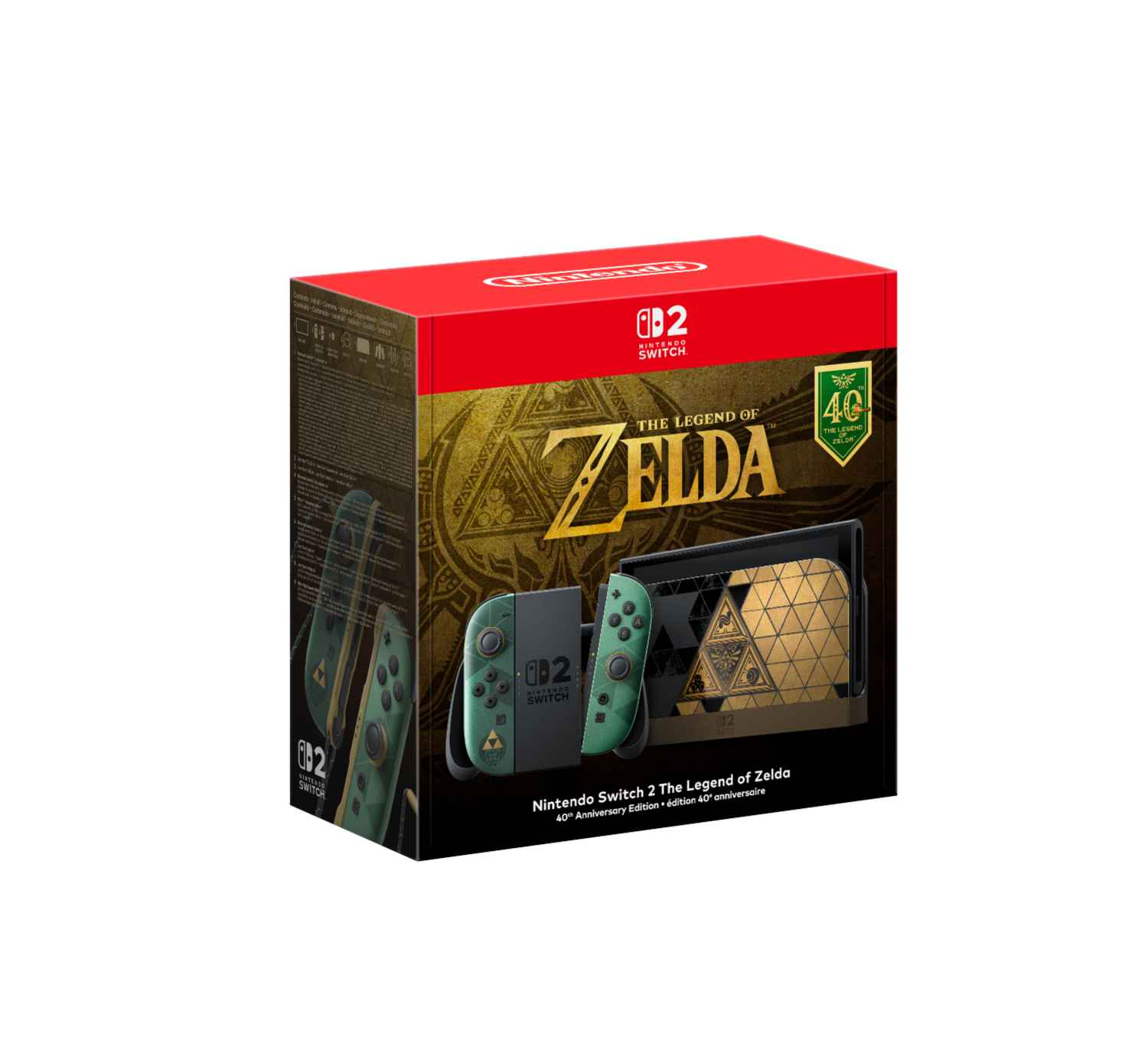 Image of The Legend of Zelda 40th Anniversary Edition Console - Switch 2