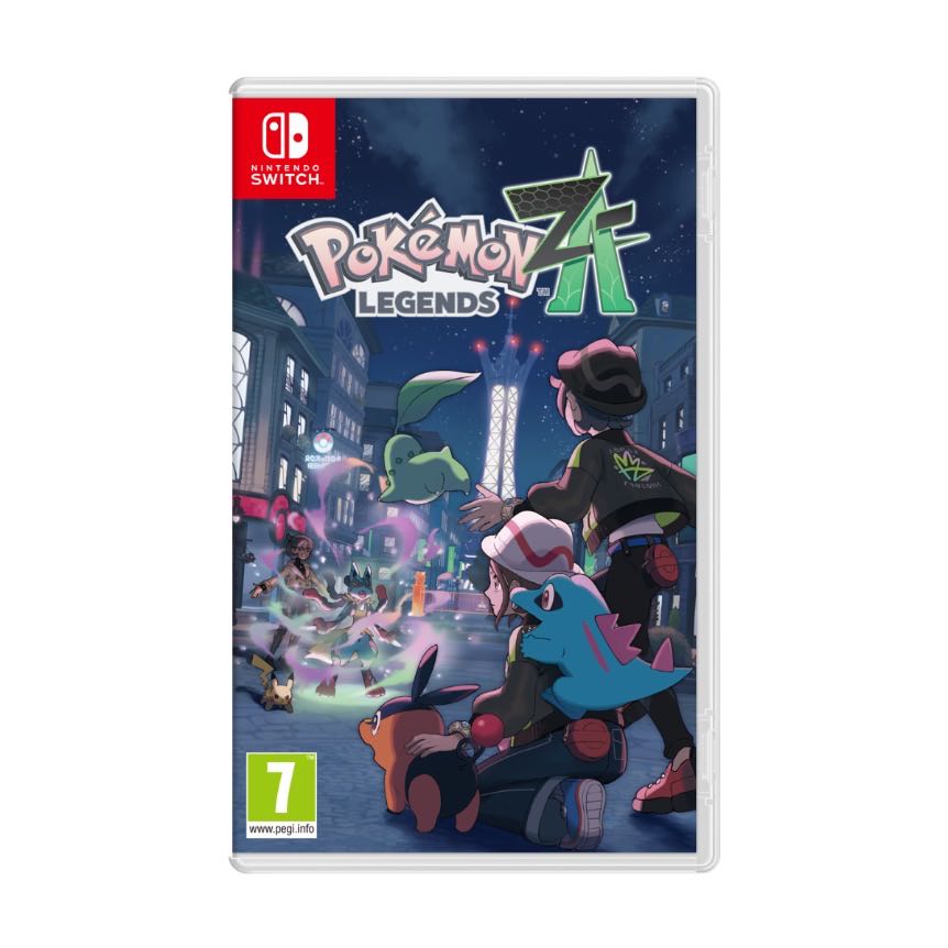 Pokémon Legends: Z-A – Switch + Trench Coat and Trousers set + Pokeball Set + Adventure Set