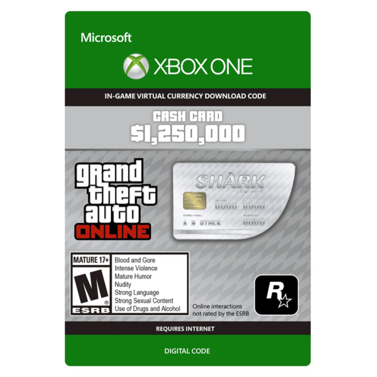 Grand Theft Auto V: Great White Shark Cash Card