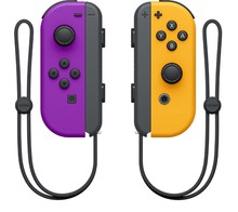 Joy-Con Pair Neon Purple - Neon Orange