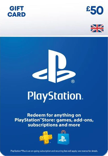 PlayStation Store Gift Card £50 PS5 / PS4 | PSN UK Account