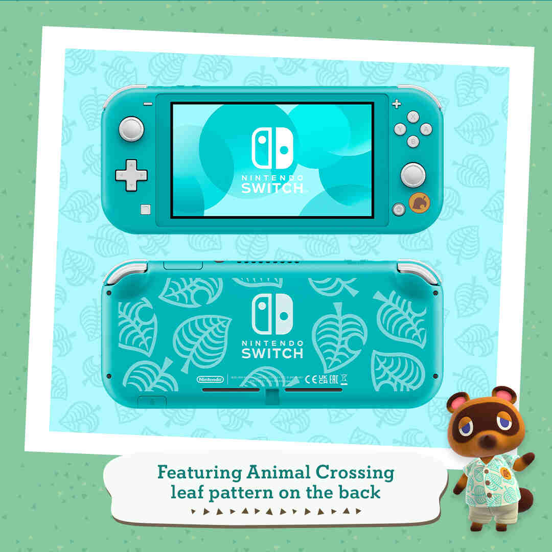 Nintendo Switch Lite Animal Crossing: New Horizons Timmy & Tommy Aloha Edition 