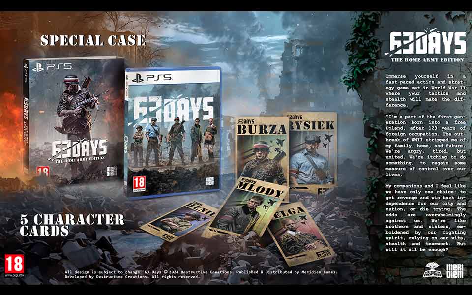 63 Days - The Home Army Edition - PS5