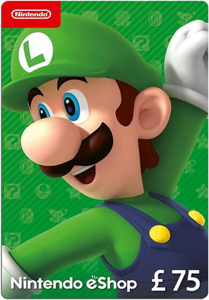 Nintendo eShop Gift Card 75 GBP UK only
