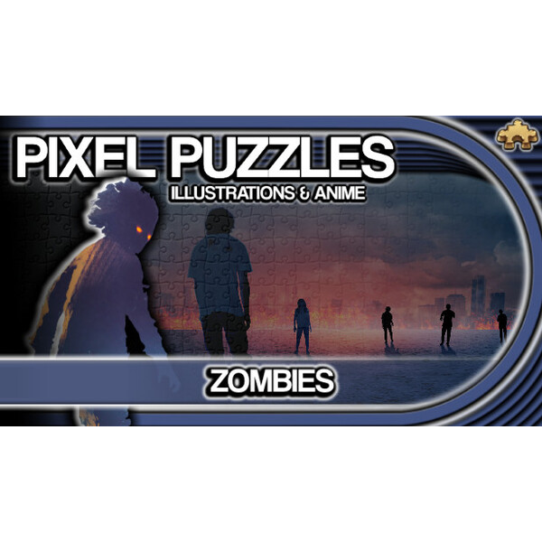 Pixel Puzzles Illustrations & Anime - Jigsaw Pack: Zombies