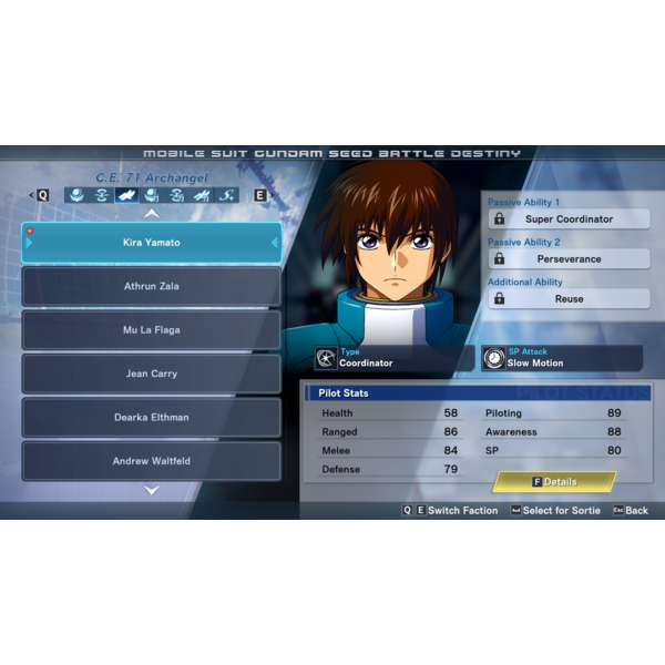 Mobile Suit Gundam Seed Battle Destiny Reamastered