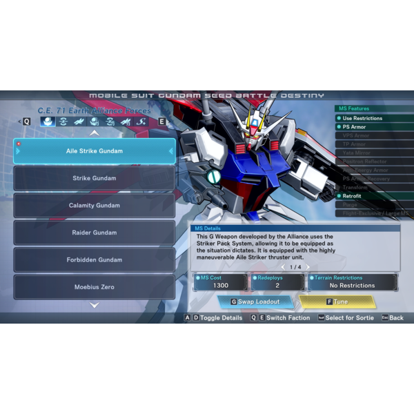 Mobile Suit Gundam Seed Battle Destiny Reamastered
