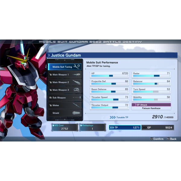 Mobile Suit Gundam Seed Battle Destiny Reamastered