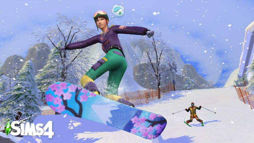The Sims 4 Snowy Escape