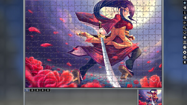Pixel Puzzles Illustrations & Anime - Jigsaw Pack: Samurai