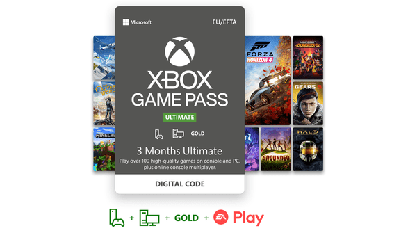 Game Pass Ultimate 3 Months For XBox Live (Digital Code