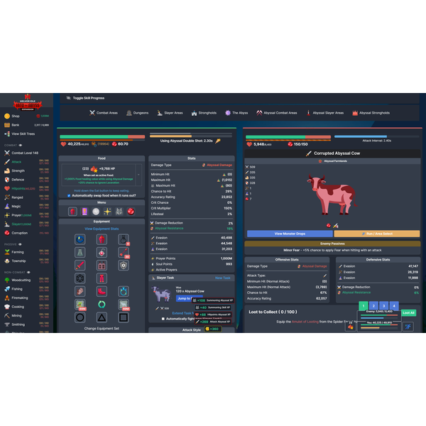 Melvor Idle: Into The Abyss