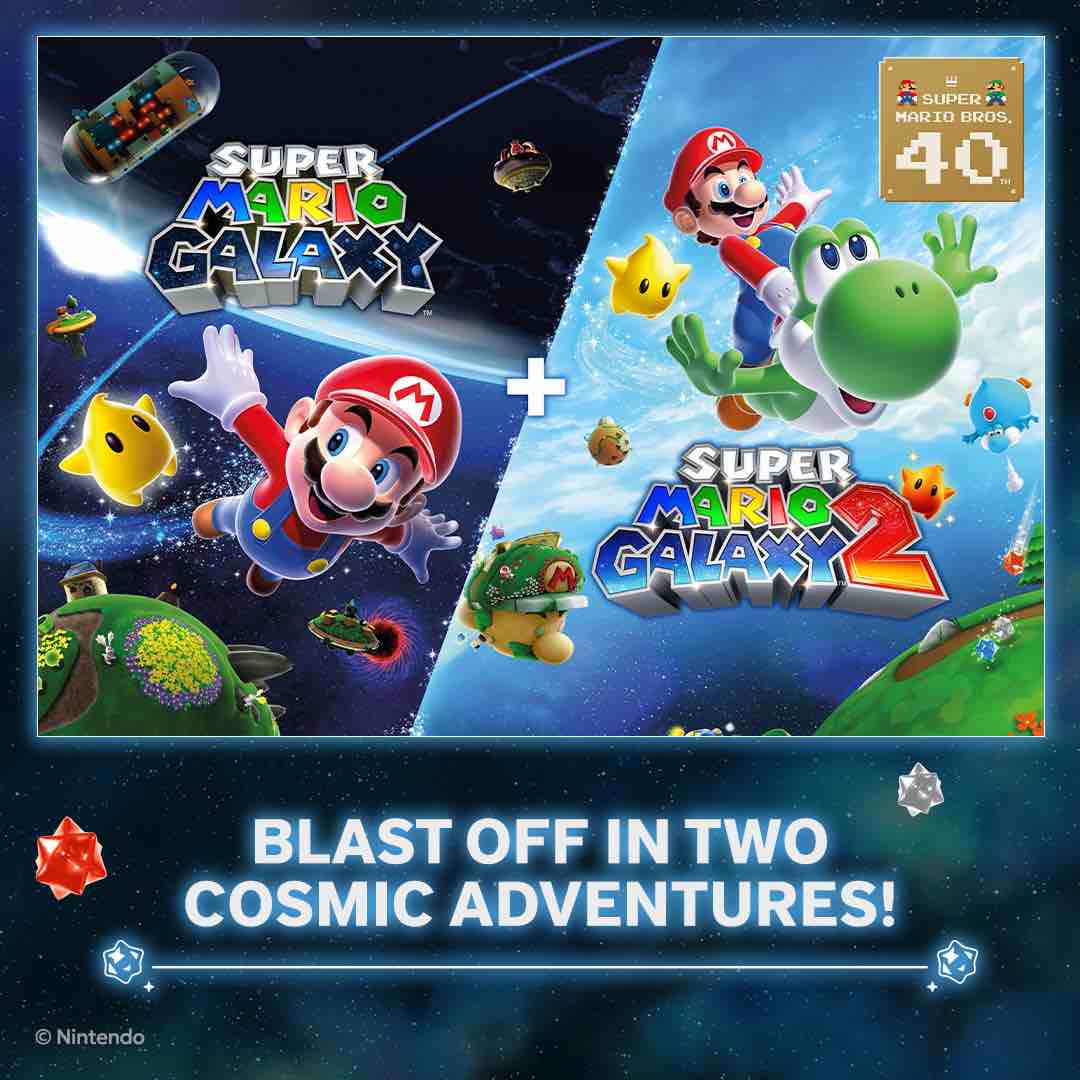 Super Mario Galaxy + Super Mario Galaxy 2 - Switch