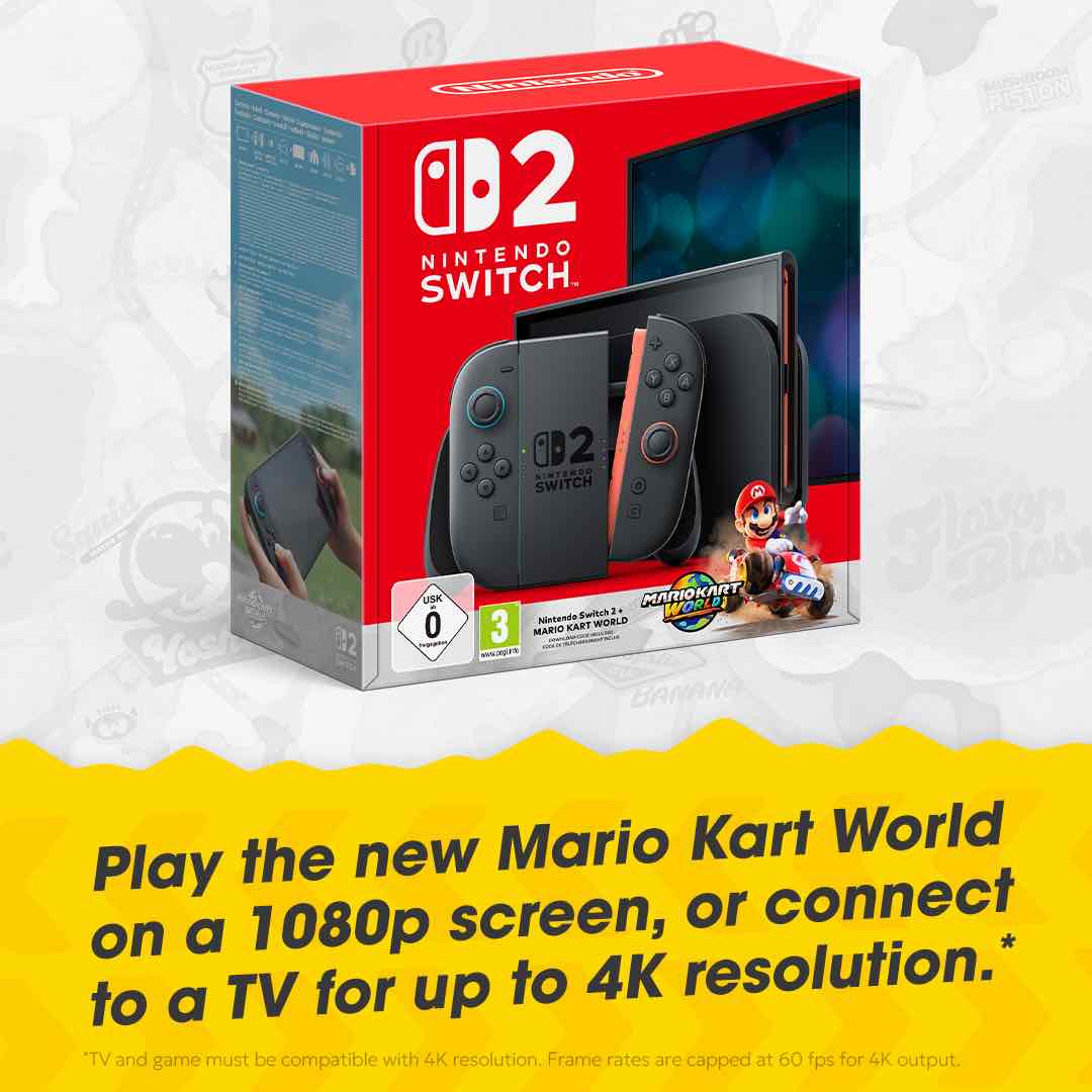 Nintendo Switch 2 Console + Mario Kart World Bundle