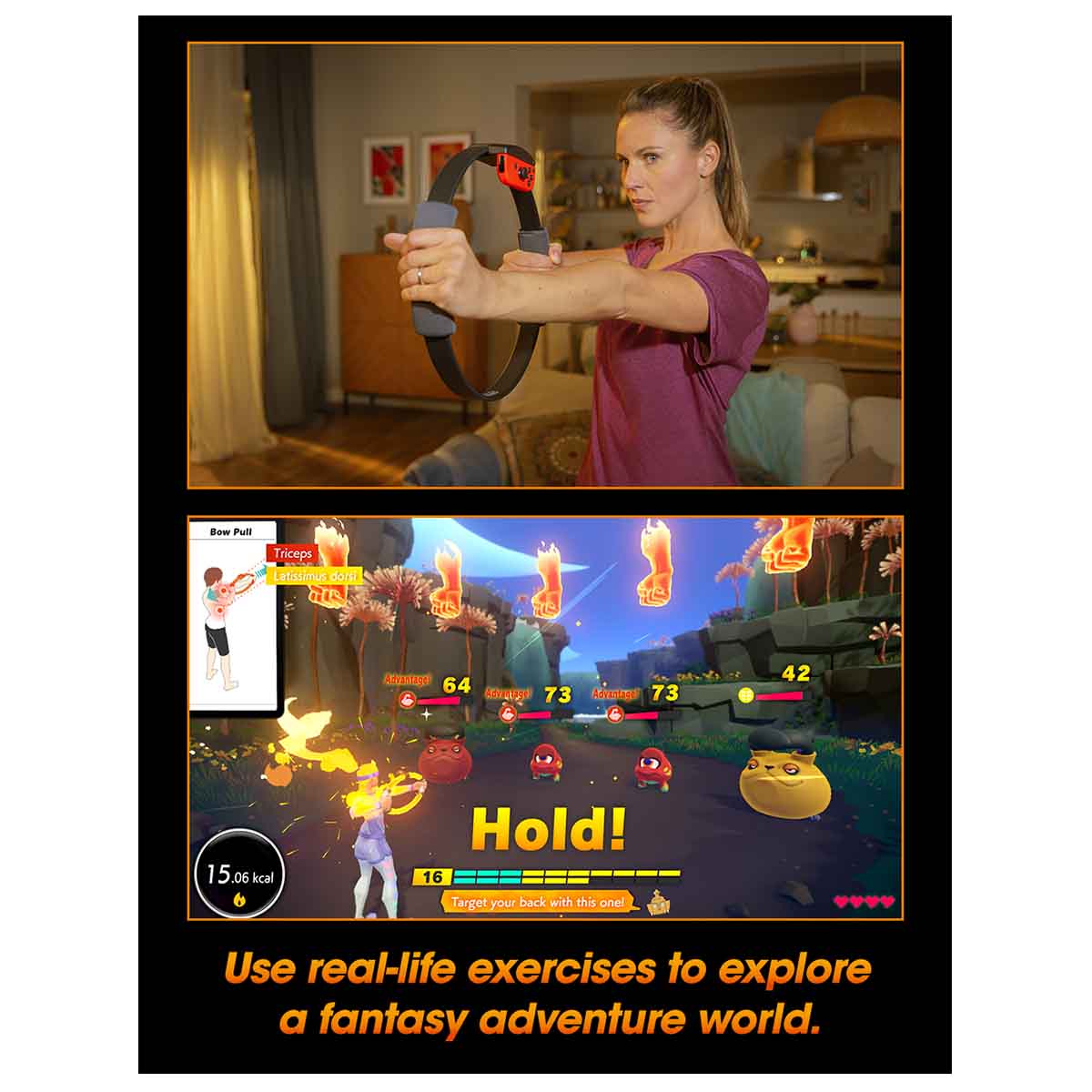 Ring Fit Adventure (Includes Game, Ring-Con and Leg Strap) - Switch