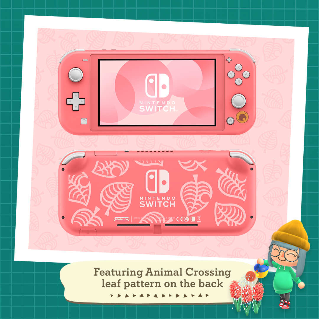 Nintendo Switch Lite Animal Crossing: New Horizons Isabelle Aloha Edition 