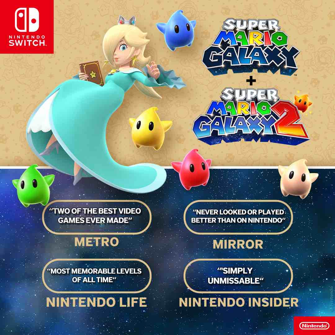 Super Mario Galaxy + Super Mario Galaxy 2 - Switch
