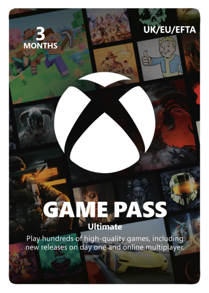 Xbox Game Pass Ultimate 3 Month Subscription Xbox One / PC  (UK+EU+EFTA)