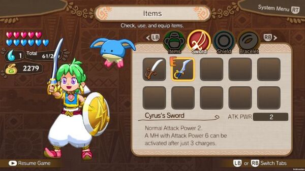 Wonder Boy: Asha in Monster World - PlayStation 4
