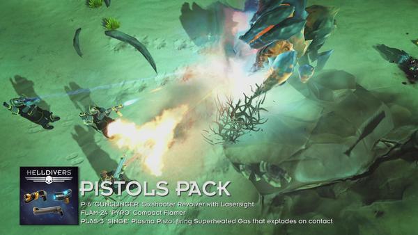 HELLDIVERS™ Pistols Perk Pack