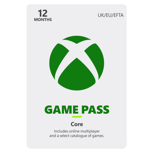 Xbox Game Pass Core  12 Month Membership