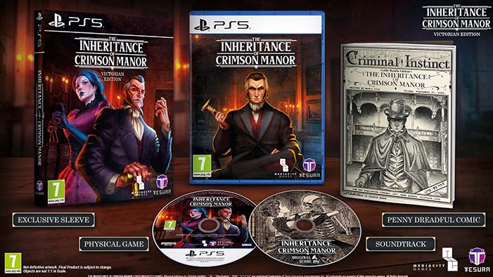 The Inheritance of Crimson Manor - Victorian Edition - PS5