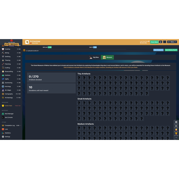 Melvor Idle: Atlas of Discovery