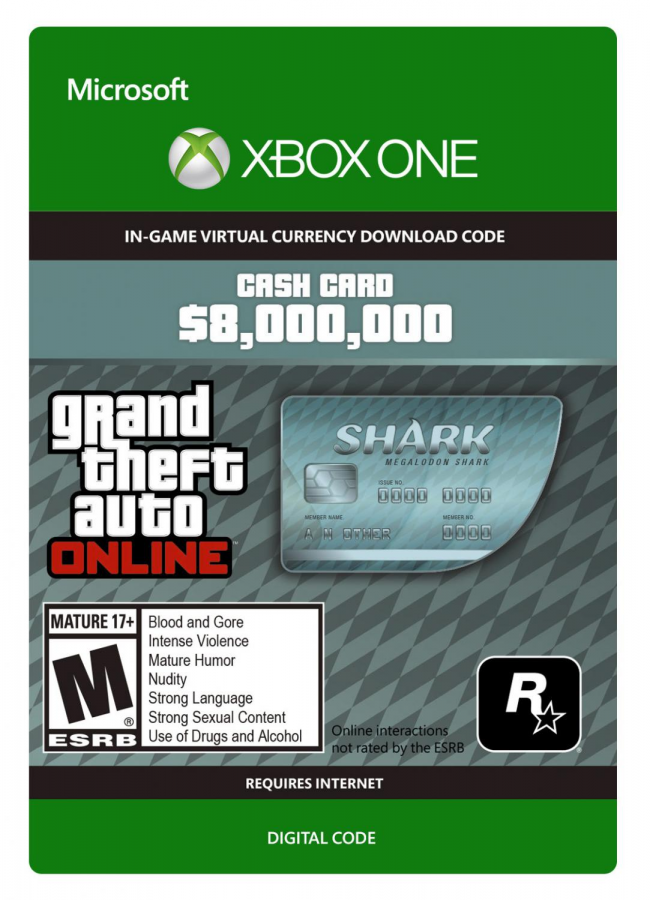 Grand Theft Auto V: Megalodon Shark Cash Card